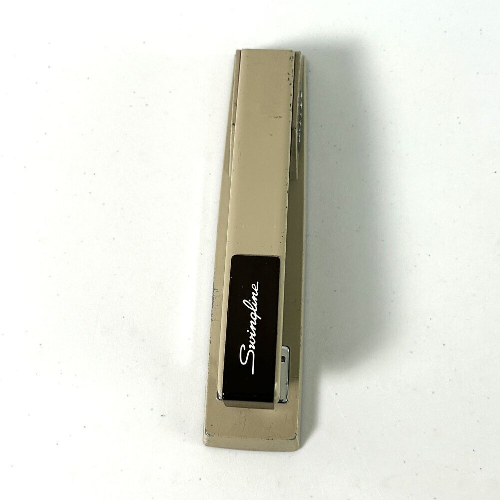 Swingline Stapler Tan Beige 94-41 Retro Vintage‎ Made in the USA Office Heavy